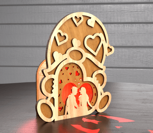 candelabro-de-gnomo-de-san-valentin-creativo-digital Candelabro De Gnomo De San Valentin Creativo Digital